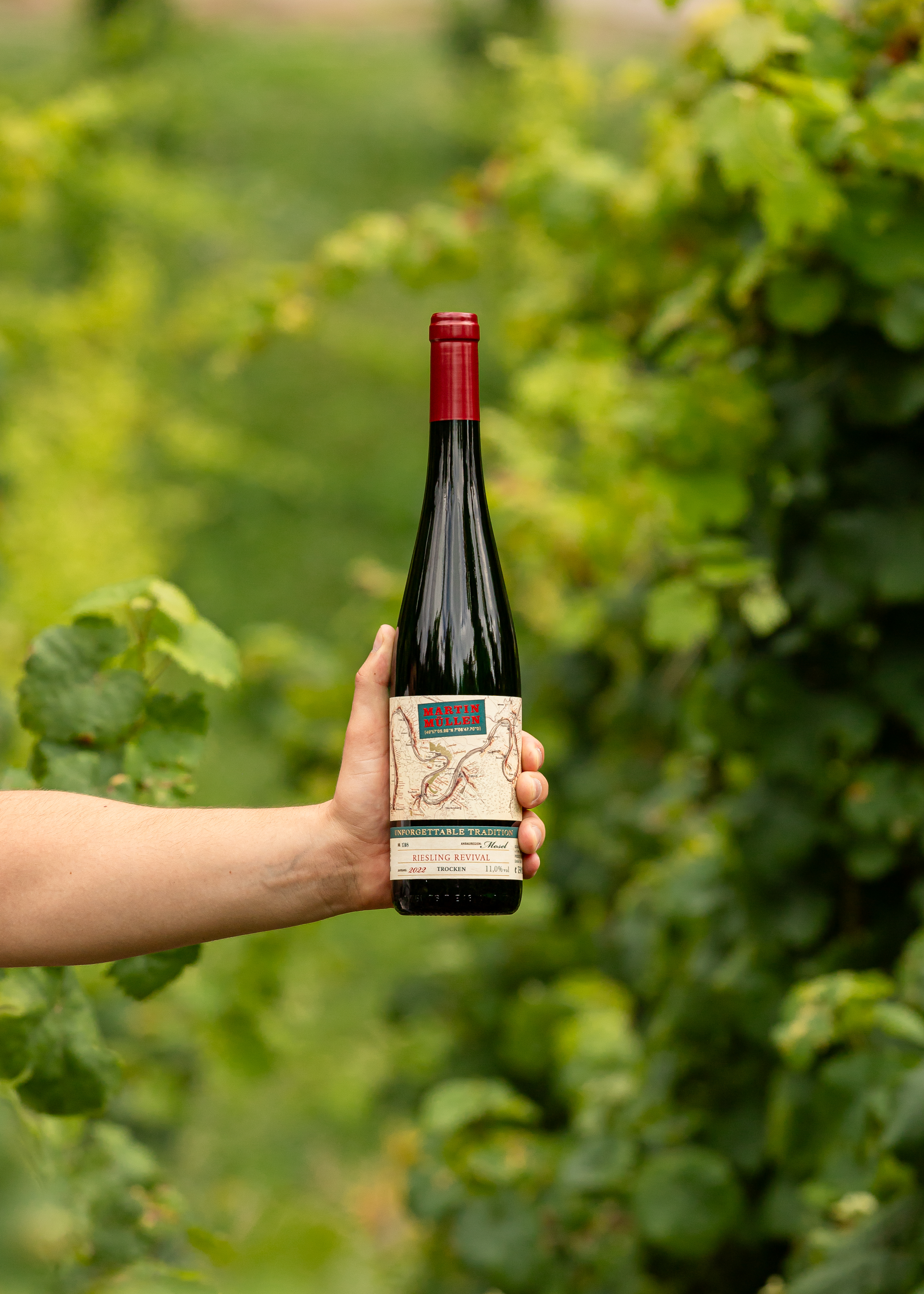 Weinflasche des Weingut Martin Müllen